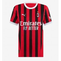 Dres AC Milan Rafael Leao #10 Domáci pre Ženy 2024-25 Krátky Rukáv